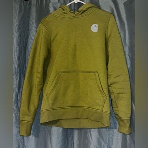 Carhartt Olive Green Hoodie with Logo